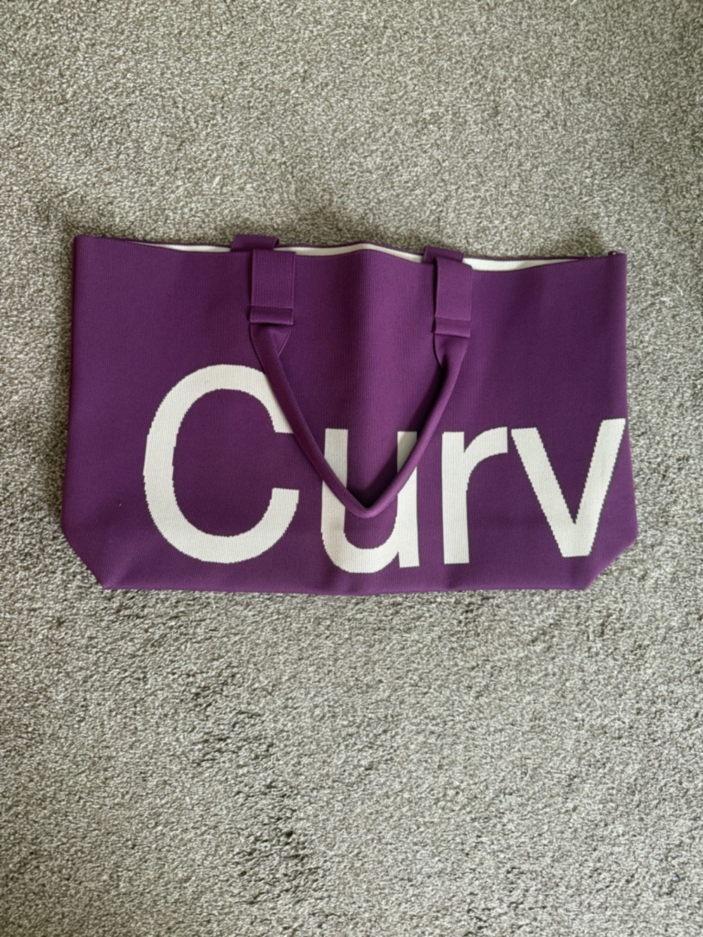 Curves by Sean Brown Tote - Plum